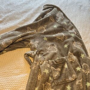 Sonoma Plush Fleece Robe - Gray